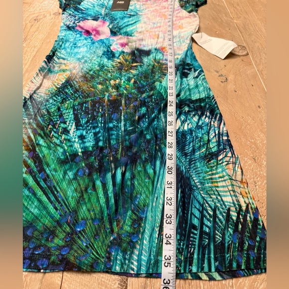 A.B.S by Allen Schwartz Dress Size M Tshirt style vacation NWT - Picture 5 of 6